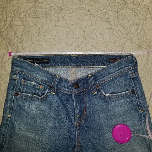 Citizens Of Humanity Kelly #063 medium wash cropped jeans sz 26 10581 - Picture 5 of 6